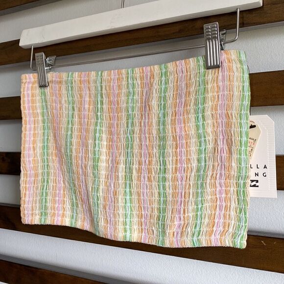 Billabong Keep It Simple Smocked Crop Top - Picture 6 of 6